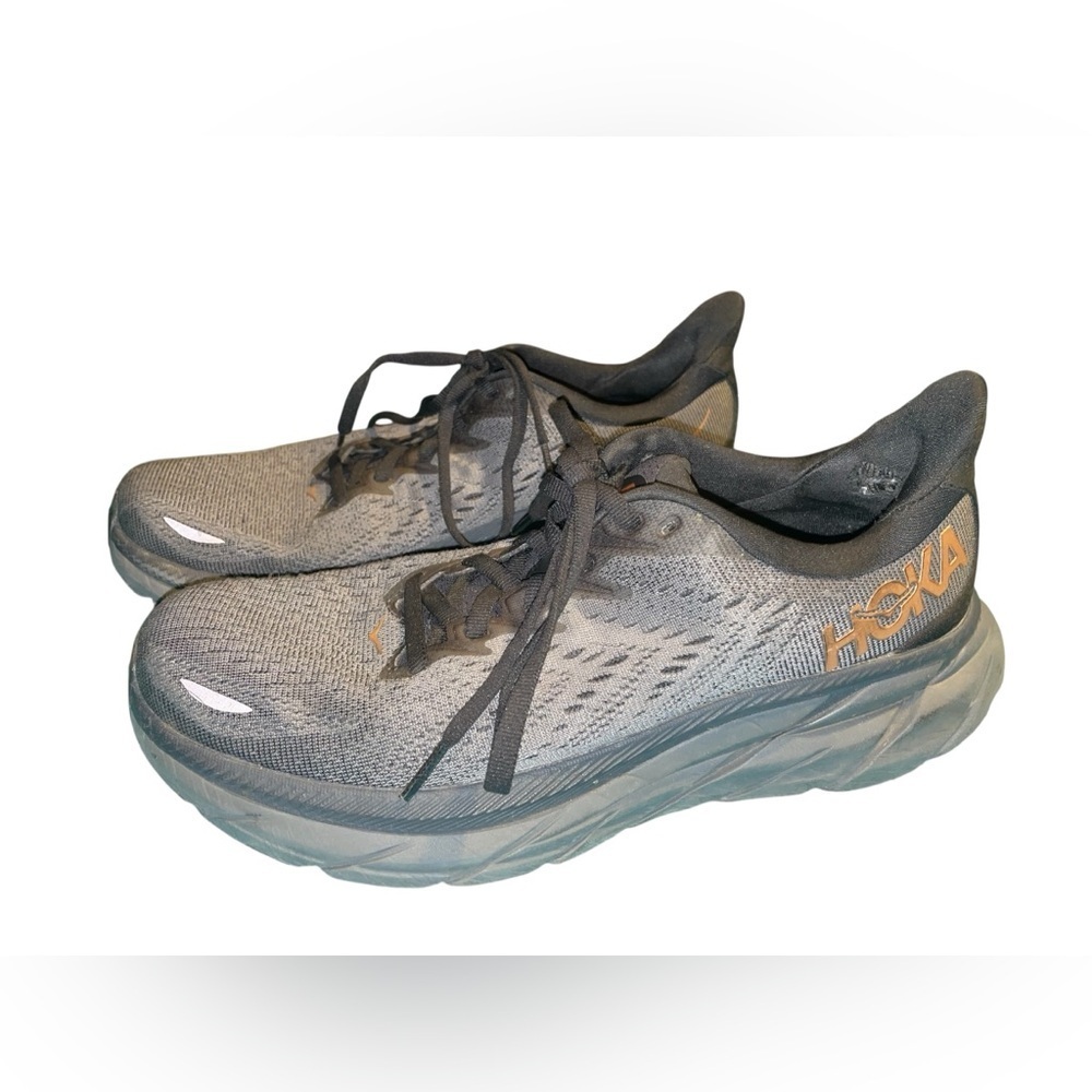 Hoka One One W Clifton Anthracite Copper Dark Grey - Picture 2 of 5